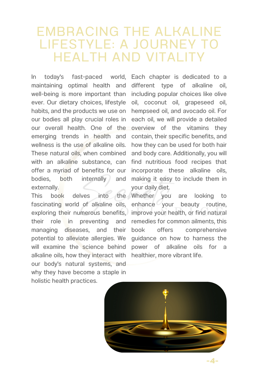 Alkaline Oil Guide