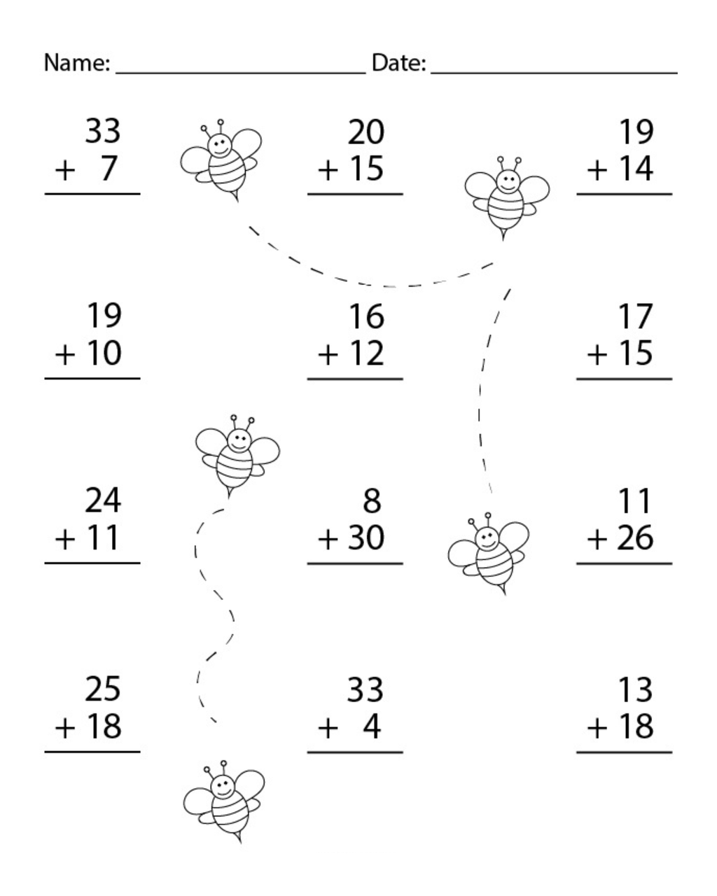 Coloring + Mathmatic 1st & 2nd grade
