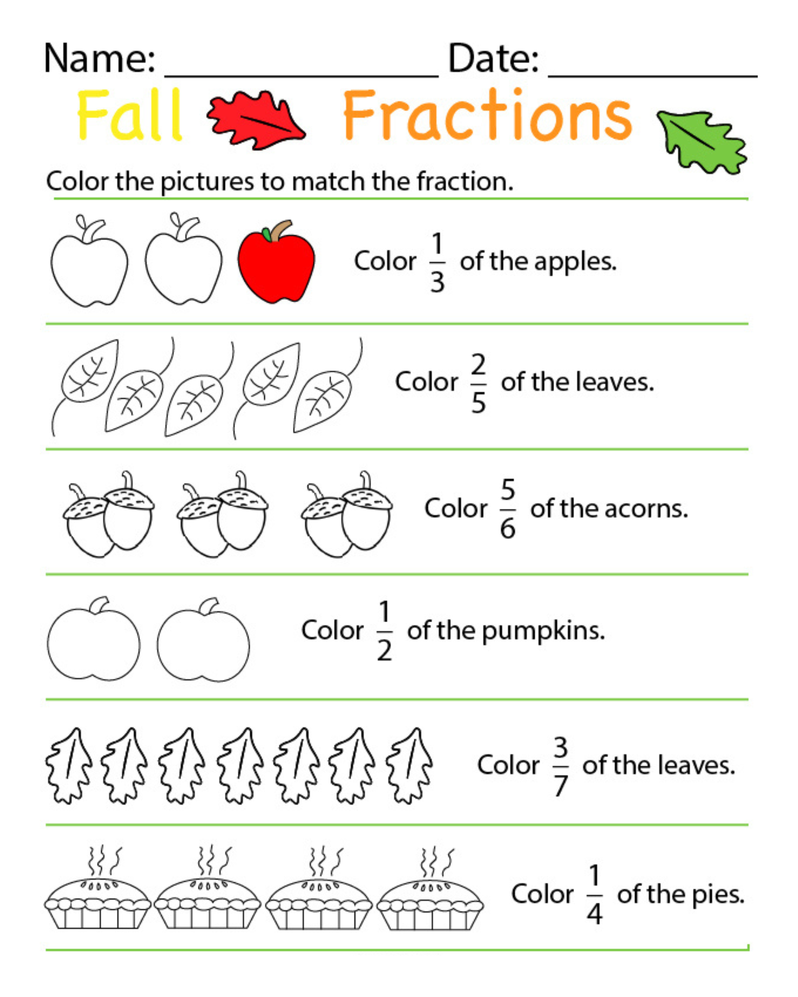 Coloring + Mathmatic 1st & 2nd grade